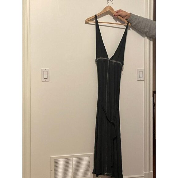 Friday's Project Dress Women Small Black Scoop Neck Belt Sleeve Less Comfortable - Picture 5 of 5